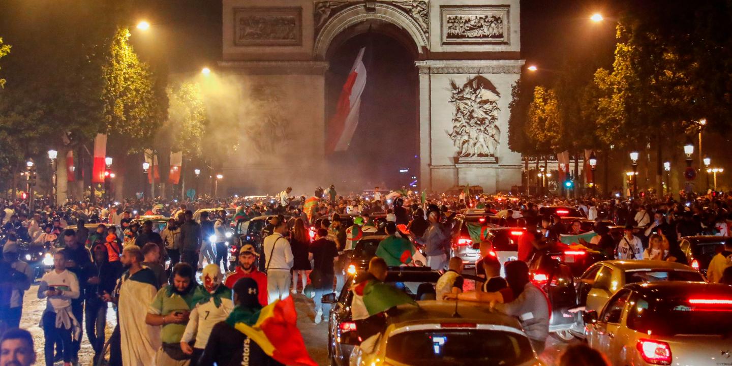 Débordements et incendies à travers la France suite à la qualification de l’Algérie en quarts de CAN